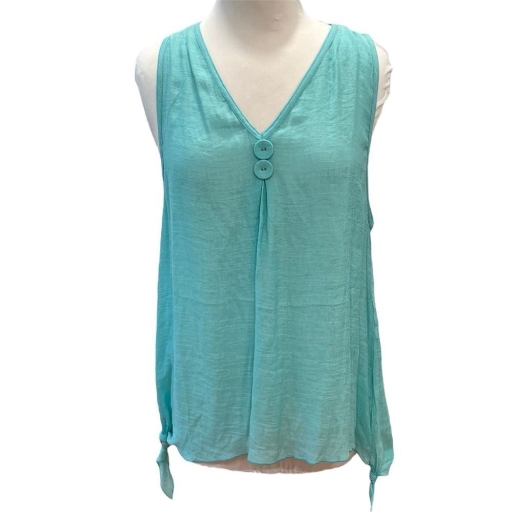 Pretty Angel Side Tie Linen Blend Tunic - Small